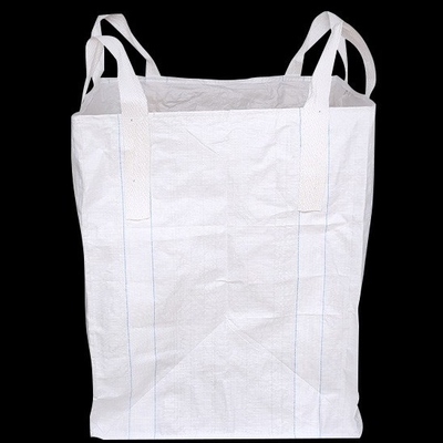 Białe torby FIBC Jumbo Torba wielokrotnego użytku z miękkim piaskiem 110X110X110cm